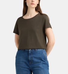 T-shirt Noris R droit coton mélangé Galeries Lafayette