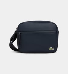 Sac besace caméra texturé crocodile Lacoste