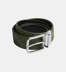Ceinture Intrecciato réversible en cuir Bottega Veneta