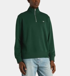 Sweat-shirt col camionneur coton Gant