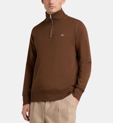 Sweat-shirt col camionneur coton Gant