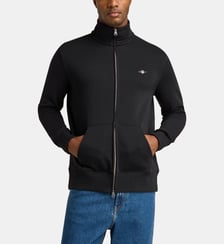Sweat droit zippé coton mélangé Gant