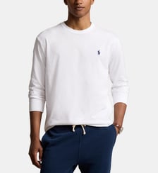 T-shirt droit coton jersey manches longues Polo Ralph Lauren
