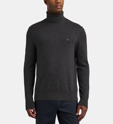 Pull droit en coton pima et cachemire Tommy Hilfiger