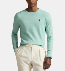 Pull droit signature en coton Polo Ralph Lauren