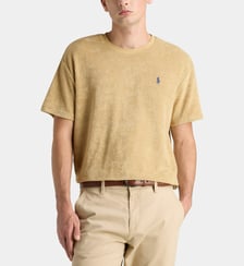 T-shirt droit tissu éponge Polo Ralph Lauren