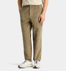 Pantalon droit Lordpan velours milleraies recyclé Galeries Lafayette