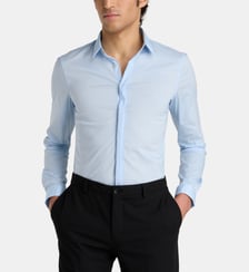Chemise extra-slim Stainshield coton extensible Calvin Klein