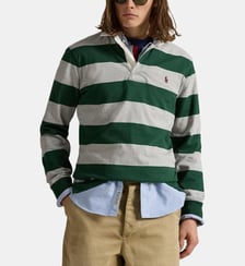 Polo droit Rugby à rayures coton Polo Ralph Lauren