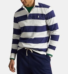 Polo droit Rugby à rayures coton Polo Ralph Lauren