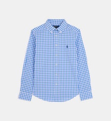 Chemise écossaise popeline de coton Polo Ralph Lauren