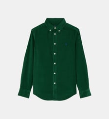Chemise droite pony velours côtelé coton Polo Ralph Lauren