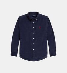 Chemise droite pony velours côtelé coton Polo Ralph Lauren