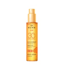 Huile Bronzante Visage et Corps Haute Protection SPF30 Nuxe