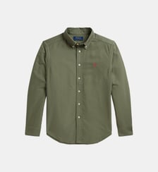 Chemise droite unie en coton oxford Polo Ralph Lauren