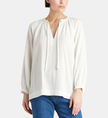 Top blouse Magali en gaze de coton bio Galeries Lafayette