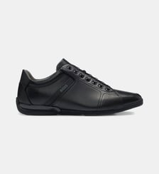 Baskets basses signature en cuir BOSS
