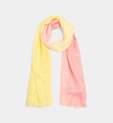 Foulard en soie Sylviane bicolore Galeries Lafayette