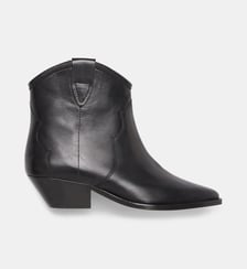 Bottes en cuir surpiqûres Isabel Marant