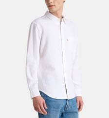 Chemise droite signature lin et coton Levi's