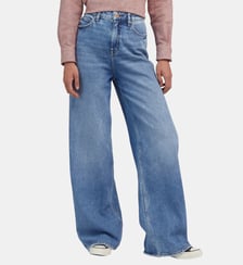 Jean Stella flare délavé taille haute Lee