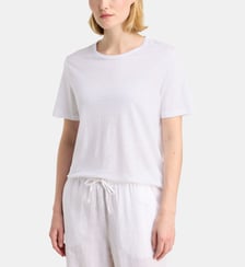 T-shirt droit Alexa R lin européen  Galeries Lafayette