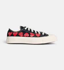 Baskets basses Multi Heart coton unisexe Converse x Comme des Garçons PLAY Comme des Garçons PLAY