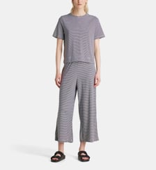 Pyjama long Marence rayures en coton Petit Bateau