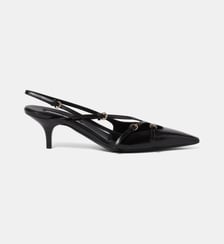 Escarpins sling back en cuir  Miu Miu