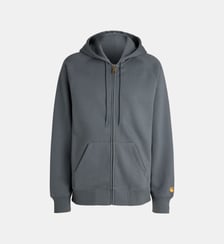 Sweat à capuche Chase zippé uni en coton Carhartt WIP