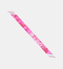 Foulard fin Fireworks en twill de soie Lancel