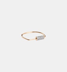 Bague en or rose et diamants Ginette Ny