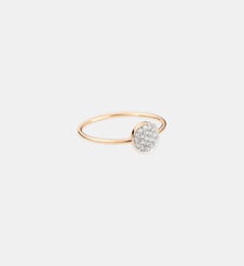Bague en or rose et mini diamants Ginette Ny