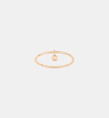 Bague avec perle en or rose  Ginette Ny