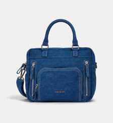 Sac à main Mini Macy coton denim Nat & Nin