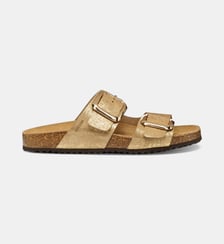 Sandales plates en cuir signature Geox