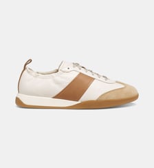 Baskets basses en cuir signature Geox