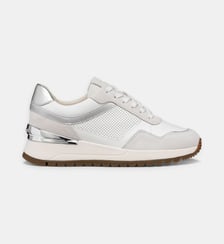  Baskets basses signature en cuir et textile Geox