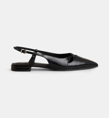 Ballerines slingback plates Beren découpes cuir Galeries Lafayette