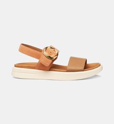 Sandales plates en cuir signature Geox