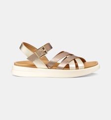 Sandales plates en cuir signature Geox