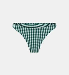 Bas de maillot de bain La Séduisante motif à carreaux Anja