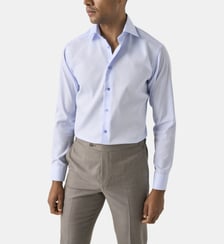 Chemise contemporary coton uni Eton