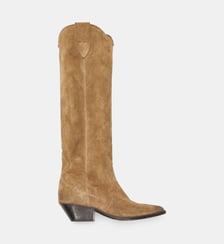 Bottes montantes Denvee en cuir suédé Isabel Marant