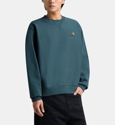 Sweat droit American Script coton mélangé Carhartt WIP
