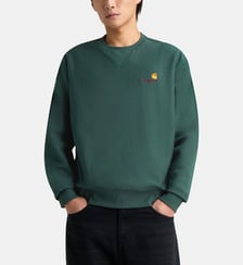 Sweat droit American Script coton mélangé Carhartt WIP
