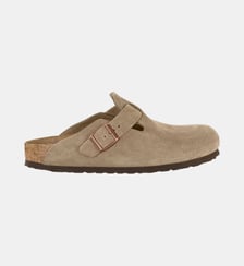 Sabots plats Boston SFB en cuir Birkenstock