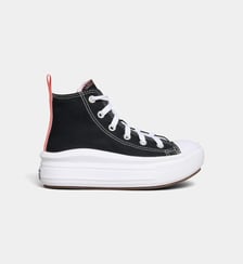 Baskets montantes plateformes en coton Converse