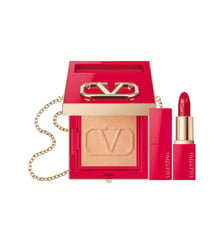 Poudre compacte pour le teint et Rouge à Lèvres miniature à porter à votre façon Valentino Beauty