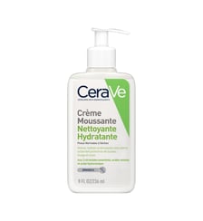 Crème Moussante Nettoyante Hydratante - Visage pour les Peaux Normales à Sèches Cerave